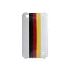 Apple iPhone 3G, 3GS Cover Trexta Stripes Series - Tyskland Hvid